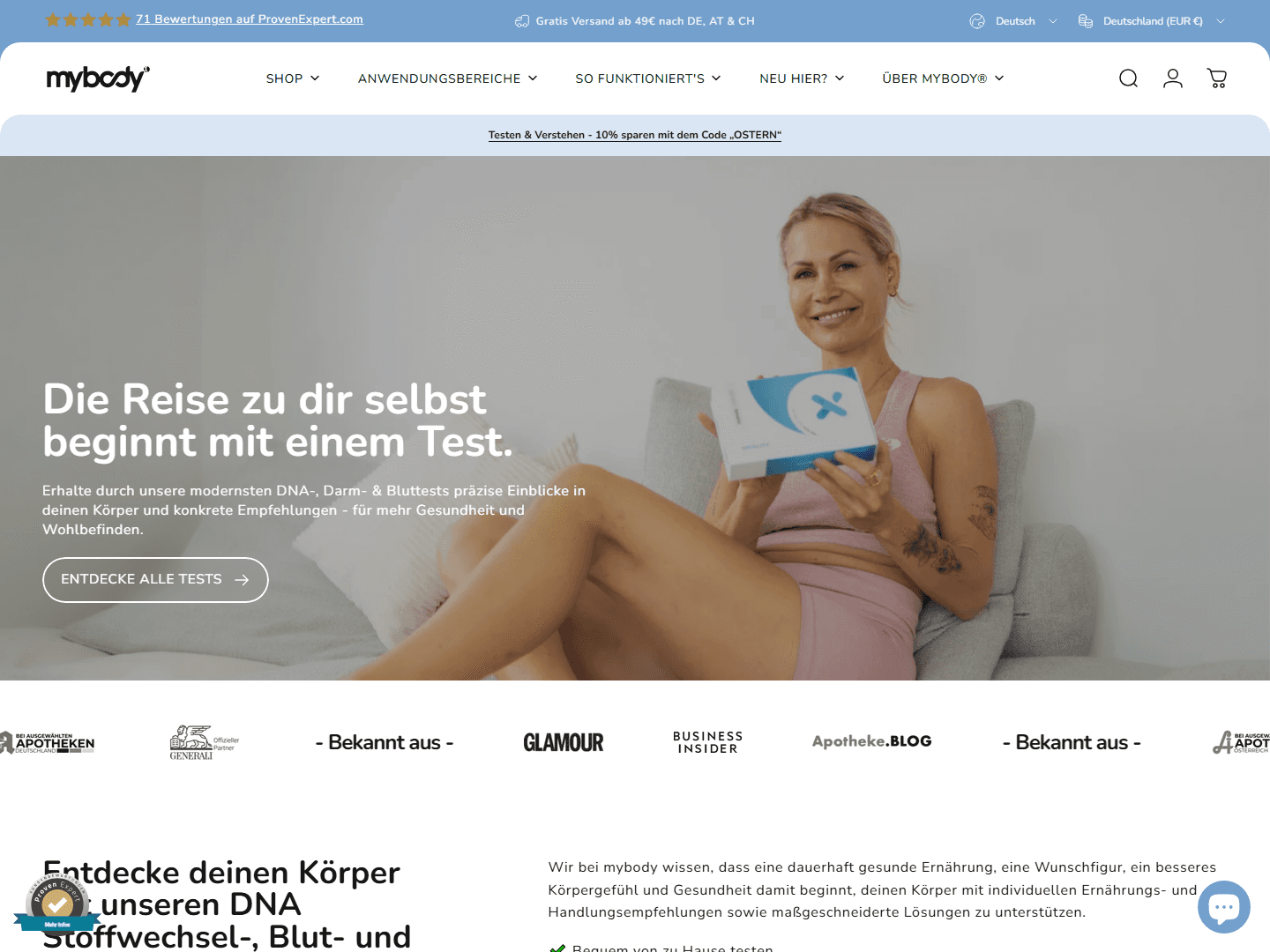 mybody x homepage